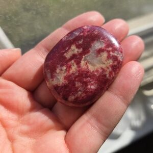 Thulite Flat Stone